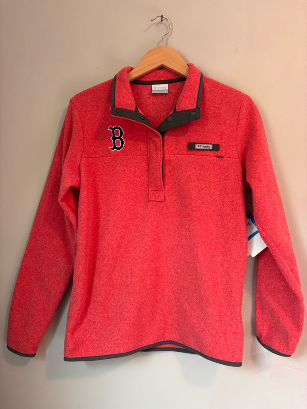 Columbia Boston Red Sox PFG Fleece Pullover